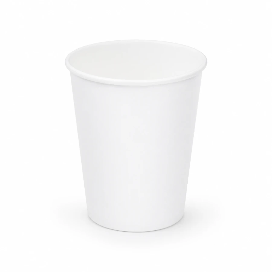 Kubek papierowy biały 280 ml, fi 80 mm - 50 sztuk