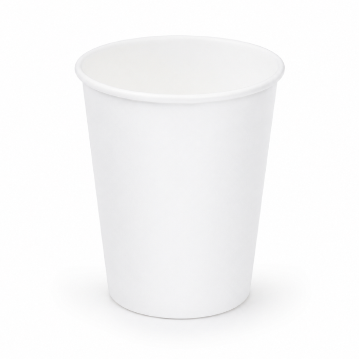 Kubek papierowy biały 330 ml, fi 80 mm - 50 sztuk