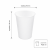 Kubek papierowy biały 420 ml, fi 90 mm - 50 sztuk