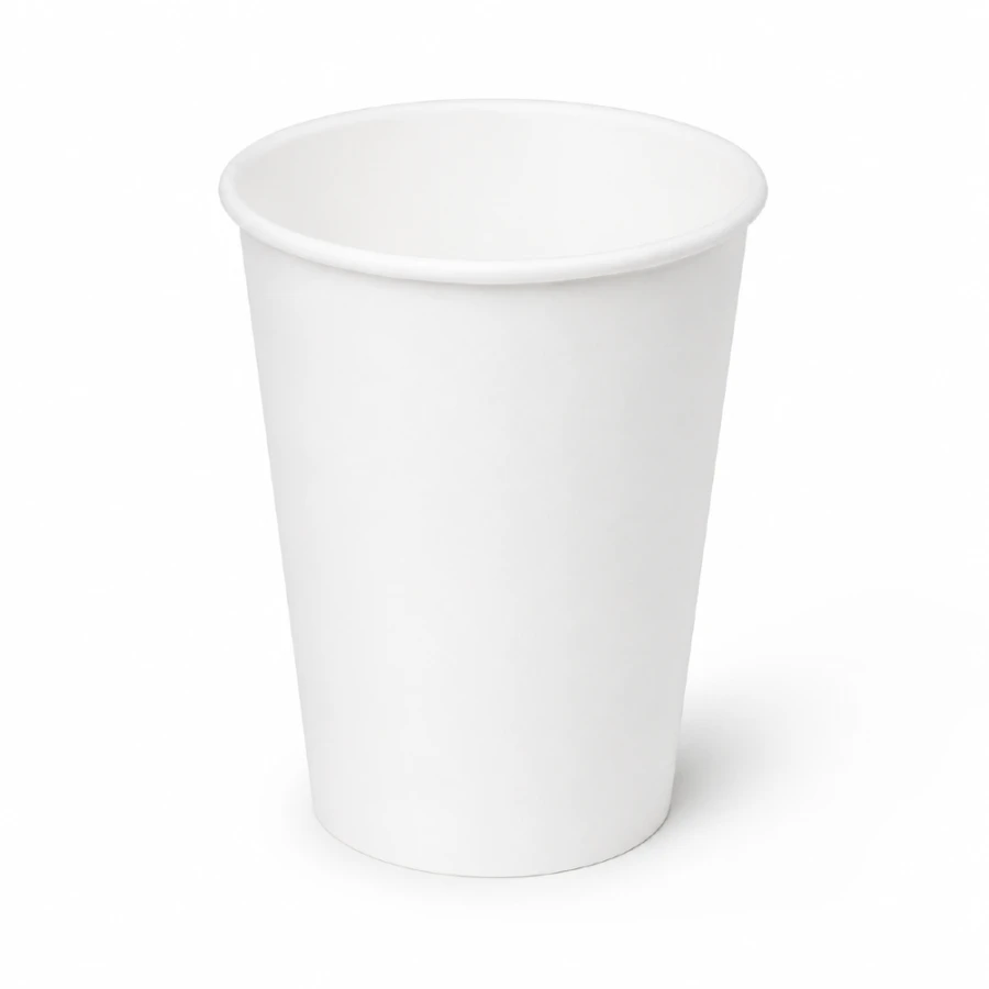 Kubek papierowy biały 420 ml, fi 90 mm - 50 sztuk