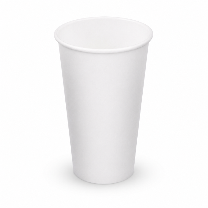 Kubek papierowy biały 510 ml, fi 90 mm - 50 sztuk