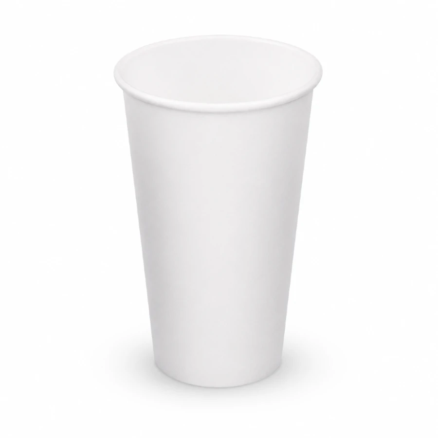 Kubek papierowy biały 510 ml, fi 90 mm - 50 sztuk