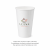 Kubek papierowy biały, fi 90 mm, 500 ml - 50 sztuk