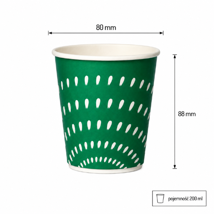 Kubki do zimnych napojów, fi 80 mm 0,2L - 100 sztuk