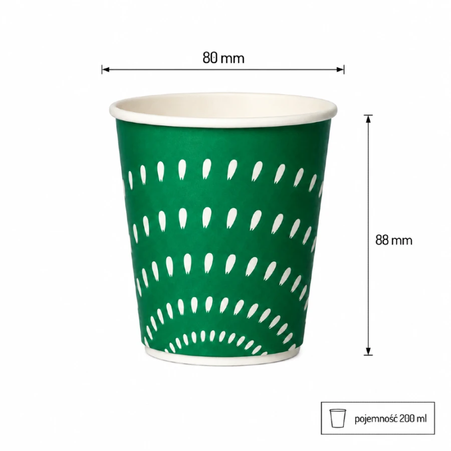 Kubki do zimnych napojów, fi 80 mm 0,2L - 100 sztuk
