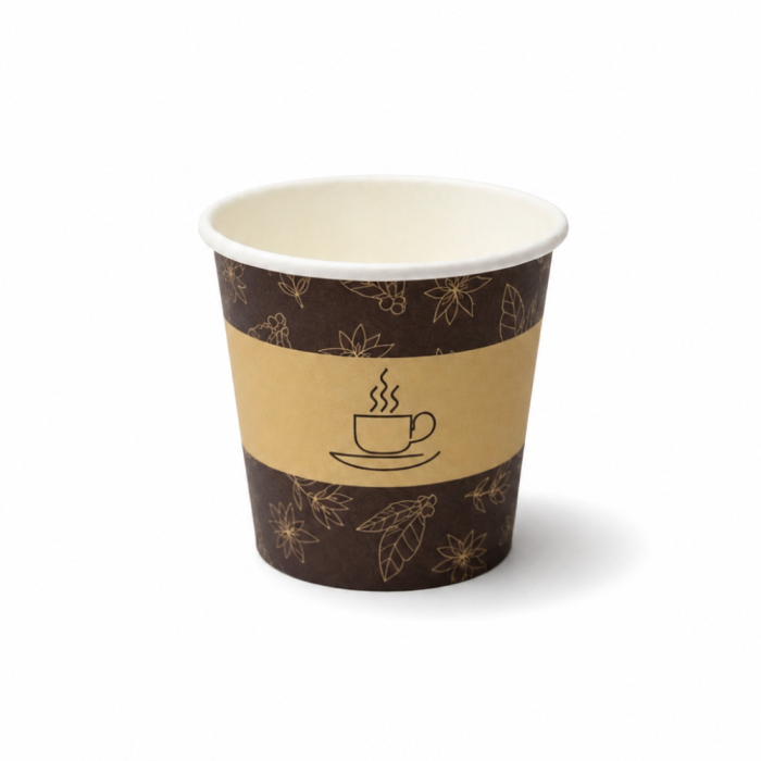 Kubek papierowy 100 ml, z nadrukiem - 50 sztuk