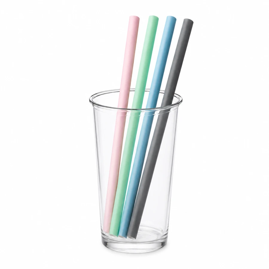 Słomka papierowa bubble tea pastelowy mix kolorów ścięta 200 mm fi 12 mm - 200 sztuk.jpg