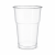Kubek do piwa 500 ml PP fi 95 mm transparentny - 50 sztuk