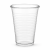 Kubek do napojów ciepłych i zimnych 200 ml PP fi 70 mm transparentny - 100 sztuk