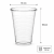Kubek do napojów ciepłych i zimnych 200 ml PP fi 70 mm transparentny - 100 sztuk