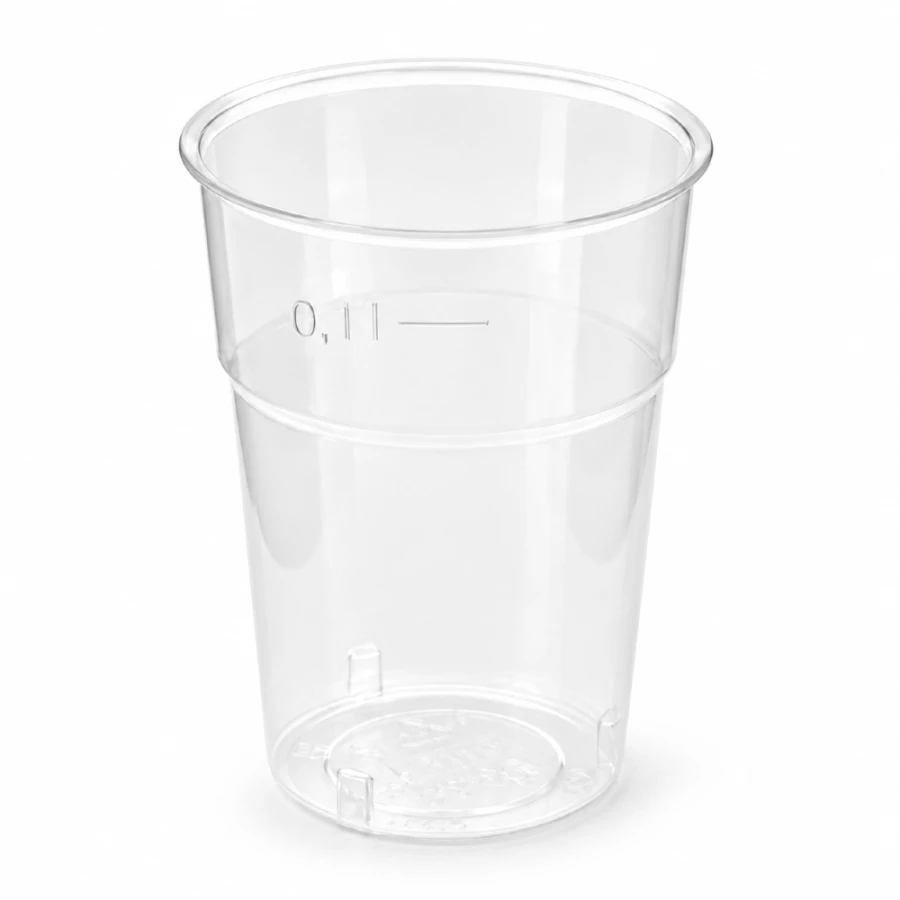 Kubek krystaliczny PS 100 ml, fi 57 mm - 50 szt.