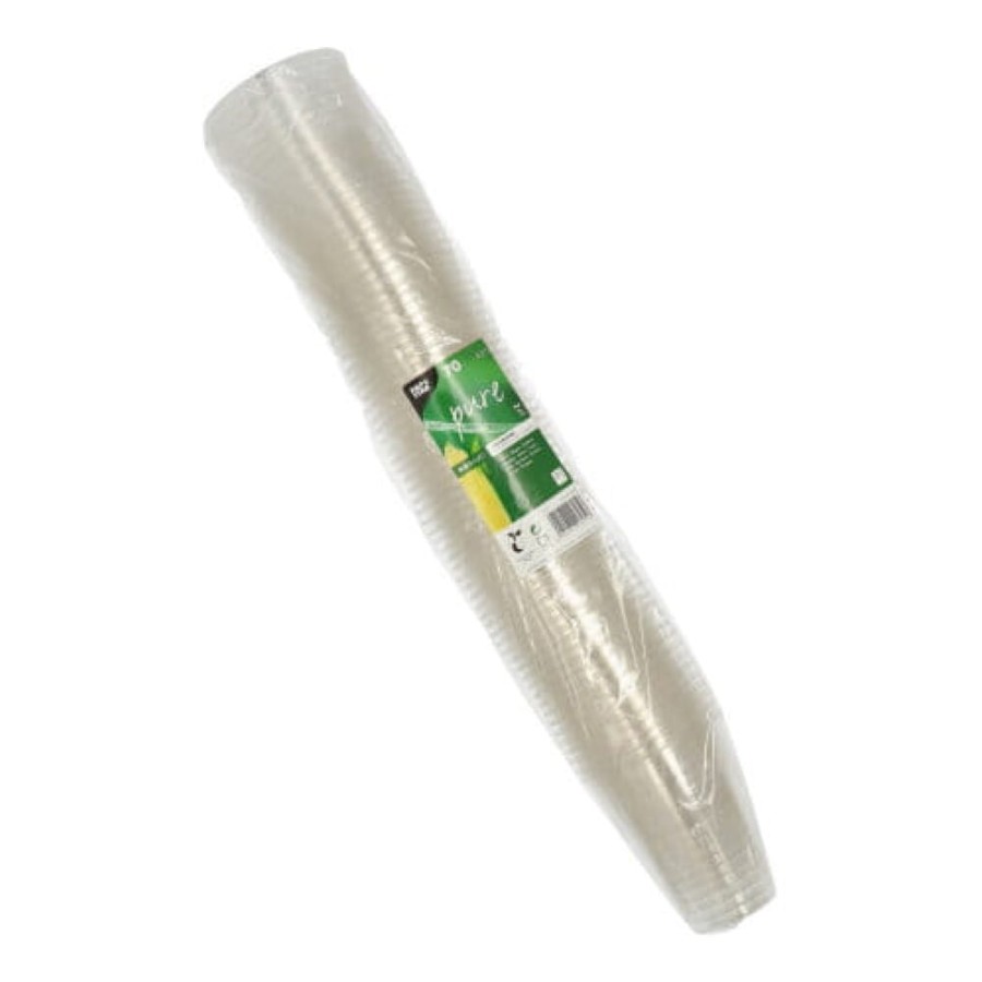 Kubek do napojów zimnych PLA transparentny 300 ml - 70 sztuk