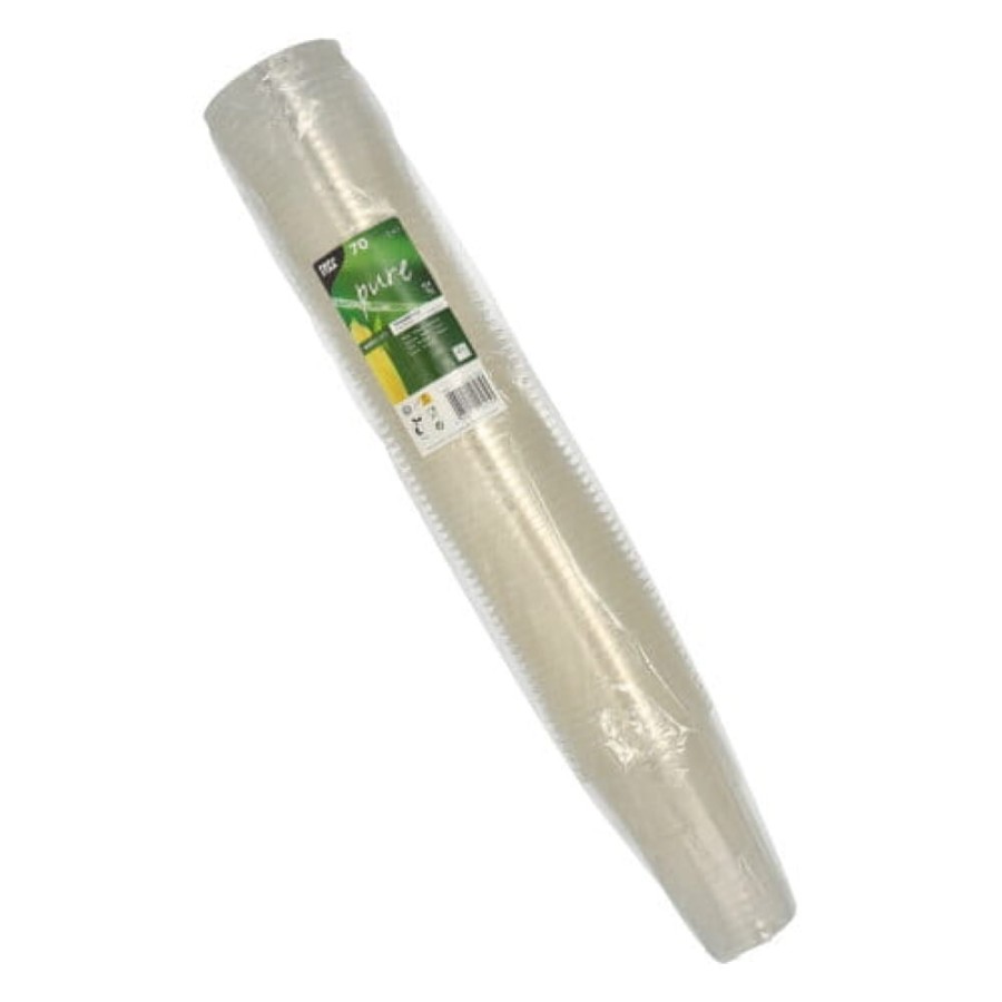 Kubek do napojów zimnych PLA transparentny 400 ml - 70 sztuk