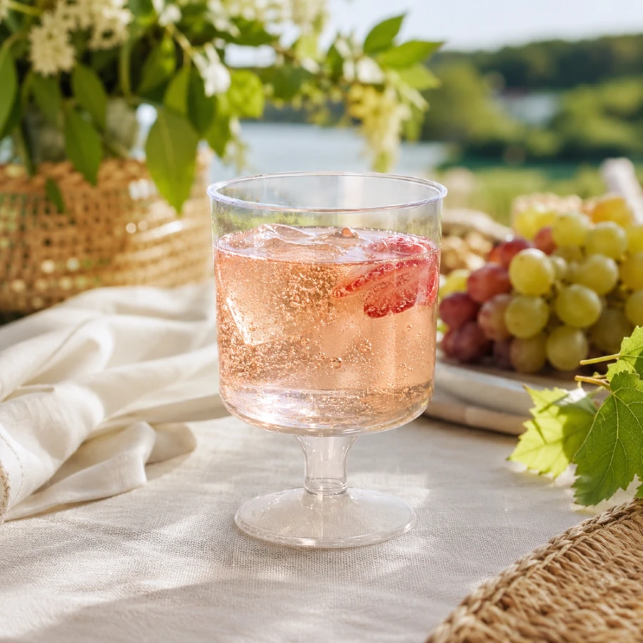 Kieliszek do wina 200 ml jednorazowy - 10 sztuk