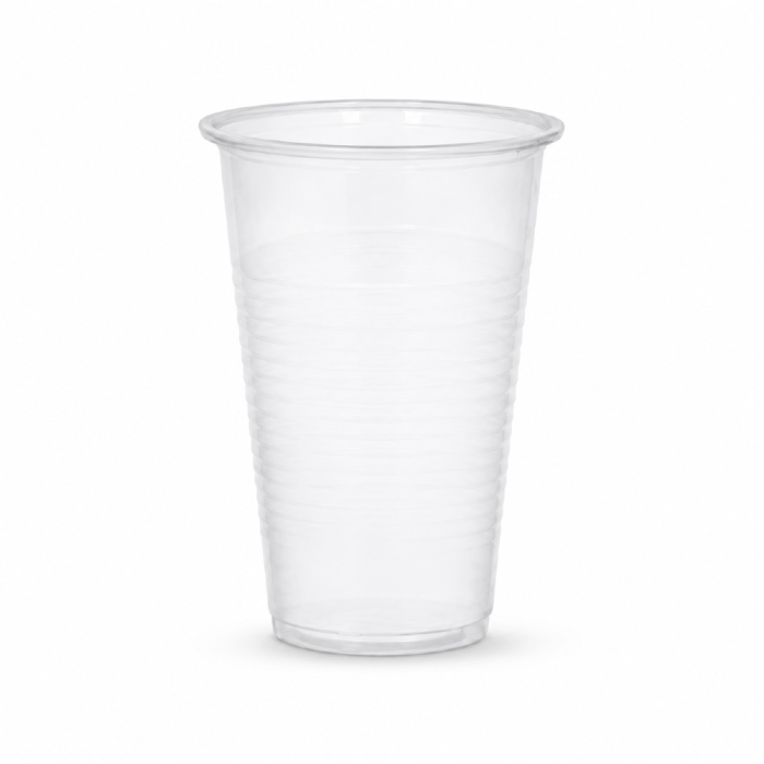 Kubek do napojów zimnych PP fi 70 mm krystaliczny 200 ml - 100 sztuk