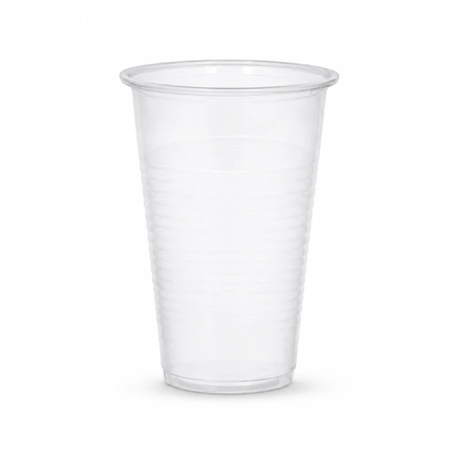 Kubek do napojów zimnych PP fi 70 mm krystaliczny 200 ml - 100 sztuk