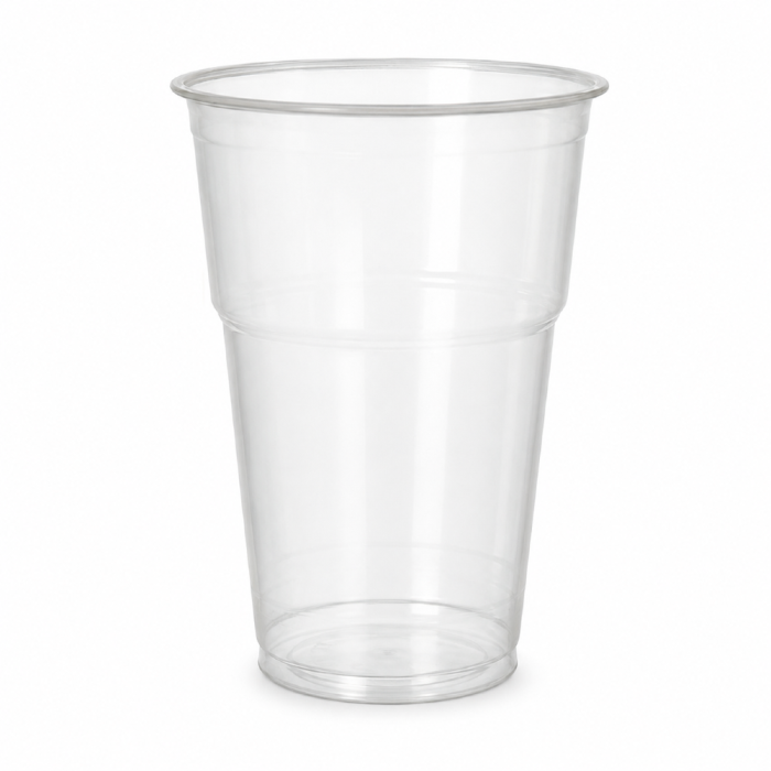 Kubek do napojów zimnych PLA transparentny 400 ml - 70 sztuk