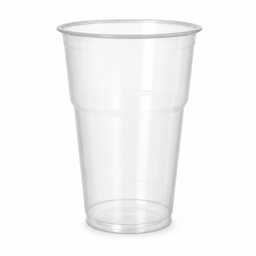 Kubek do napojów zimnych PLA transparentny 400 ml - 70 sztuk