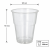 Kubek do napojów zimnych PLA transparentny 300 ml - 70 sztuk