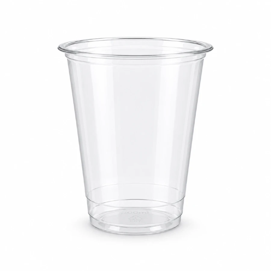 Kubek do napojów zimnych PLA transparentny 250 ml - 70 sztuk