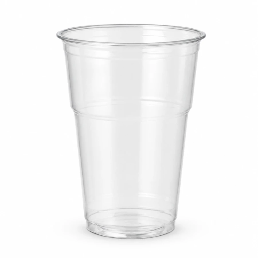 Kubek do napojów zimnych PP fi 95 mm krystaliczny 500 ml - 50 sztuk
