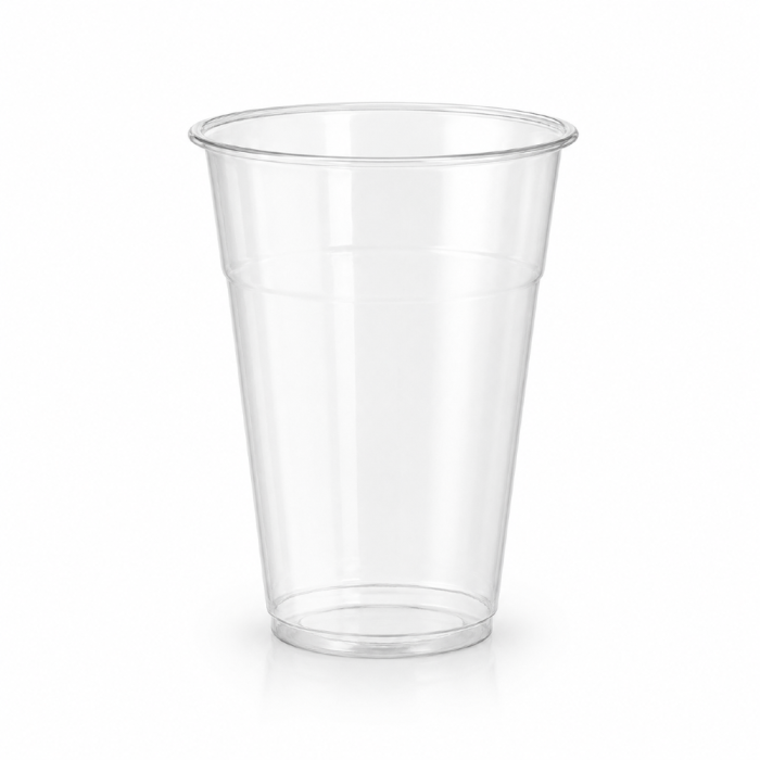 Kubek do napojów zimnych PP fi 95 mm krystaliczny 400 ml - 50 sztuk
