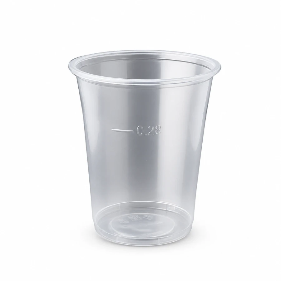 Kubek do napojów zimnych 300 ml PP krystaliczny - 50 sztuk