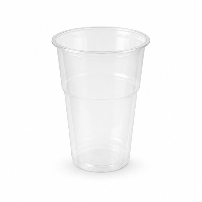 Kubek do napojów zimnych 250 ml PET przezroczysty - 50 sztuk