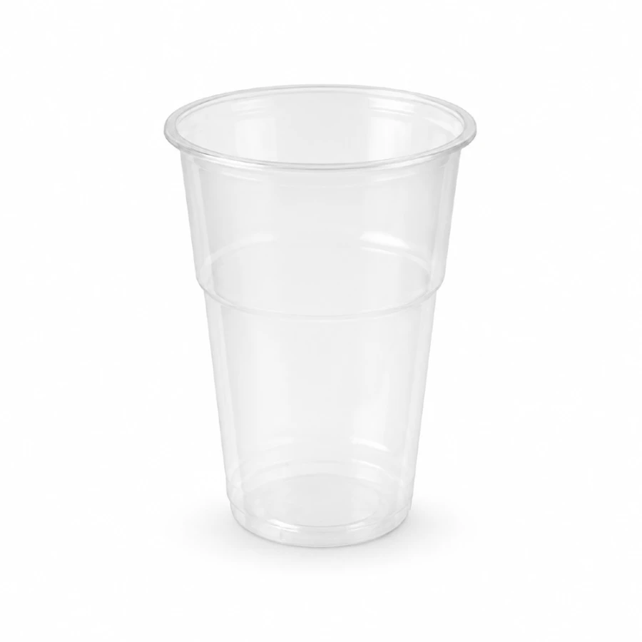 Kubek do napojów zimnych 250 ml PET przezroczysty - 50 sztuk