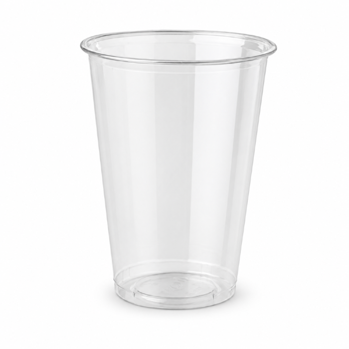 Kubek do napojów zimnych 400 ml PET przezroczysty - 50 sztuk