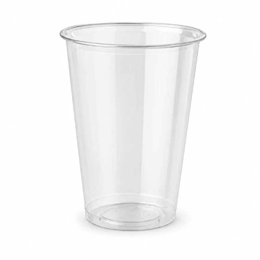 Kubek do napojów zimnych 400 ml PET przezroczysty - 50 sztuk