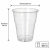 Kubek do napojów zimnych 300 ml krystaliczny - 25 sztuk