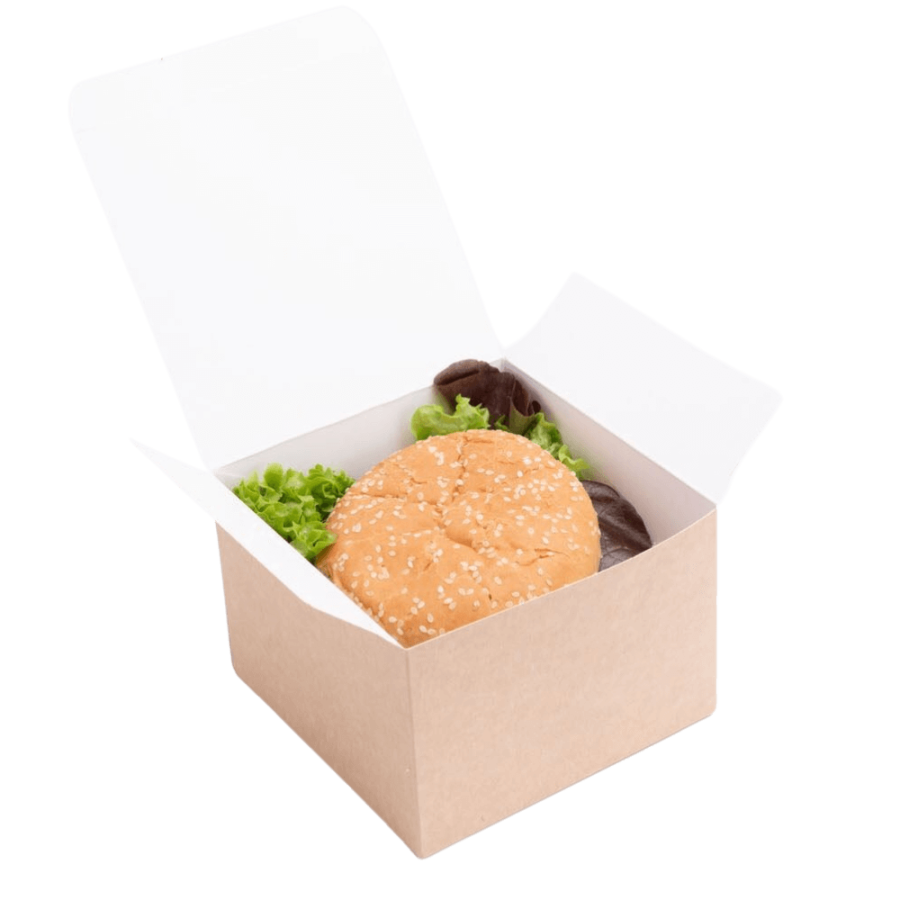 Burger box 14 cm x 14 cm x 9,5 cm - 100 sztuk