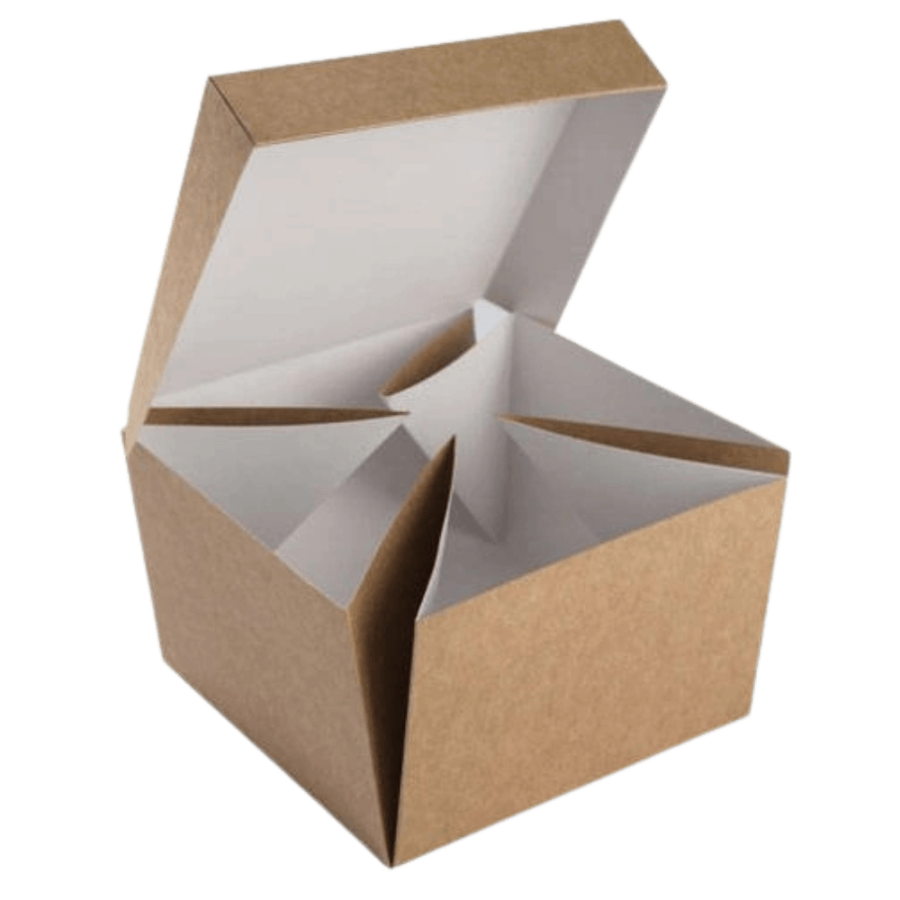 Burger talerz 14 cm x 14 cm x 9 cm - 100 sztuk