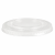 Pokrywka PET bez nacięcia płaska transparentna fi 78 mm - 50 sztuk