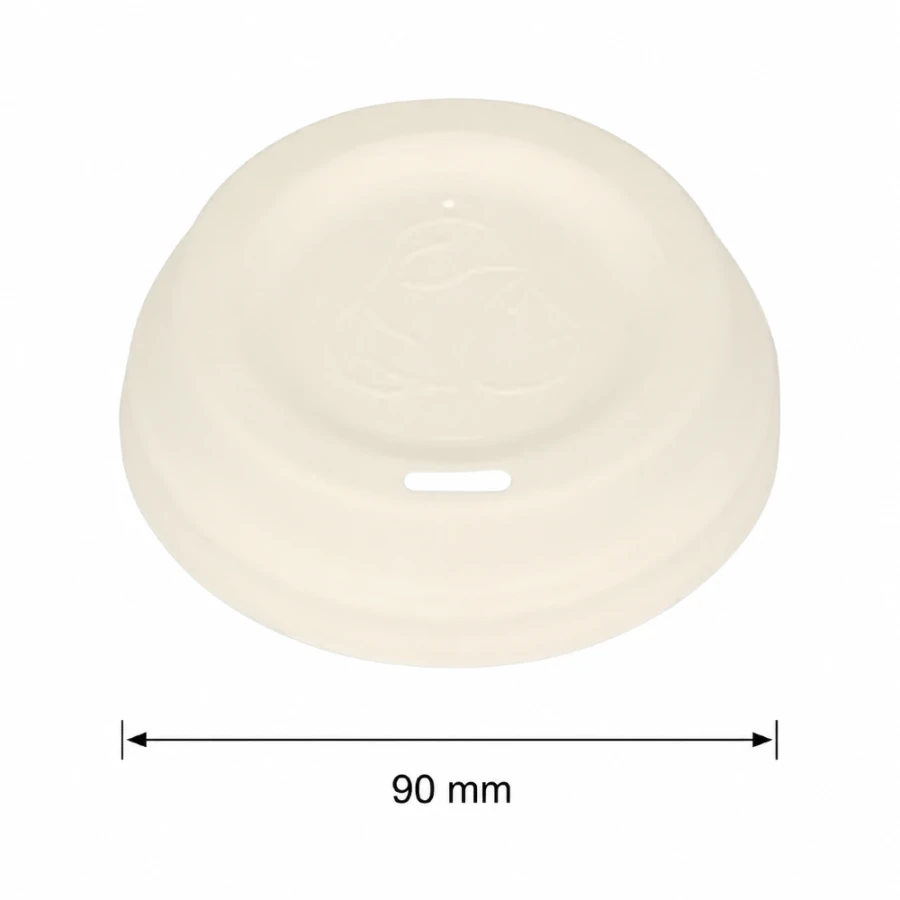 Pokrywka płaska do kubka 90 mm - 50 szt.