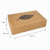 Karton cateringowy z okienkiem 8 cm x 35,7 cm x 24,7 cm - 10 sztuk