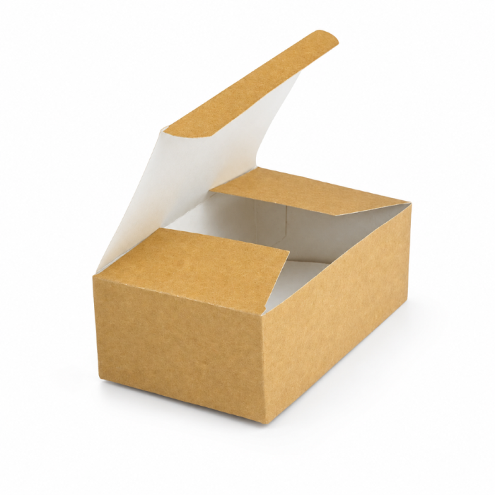 Lunch box ze skrzydełkami 16 cm x 10 cm x 6 cm - 100 sztuk
