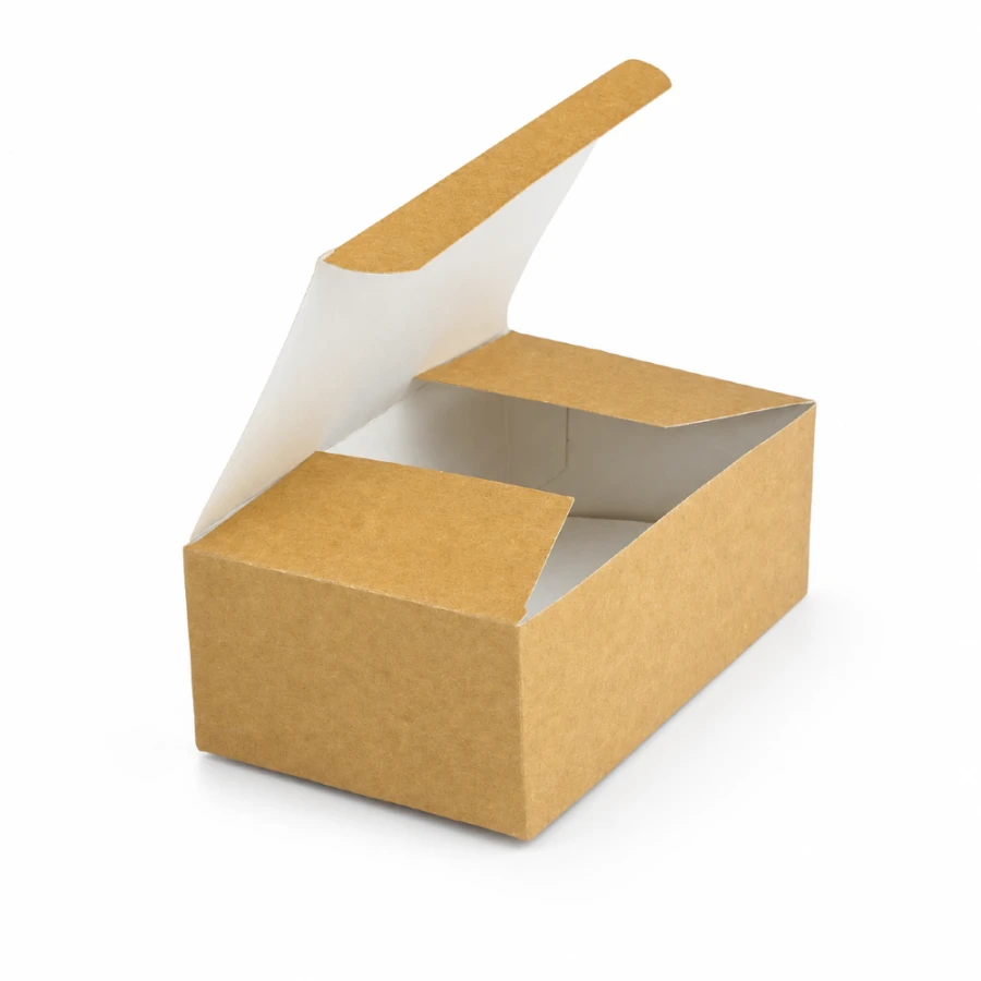 Lunch box ze skrzydełkami 16 cm x 10 cm x 6 cm - 100 sztuk