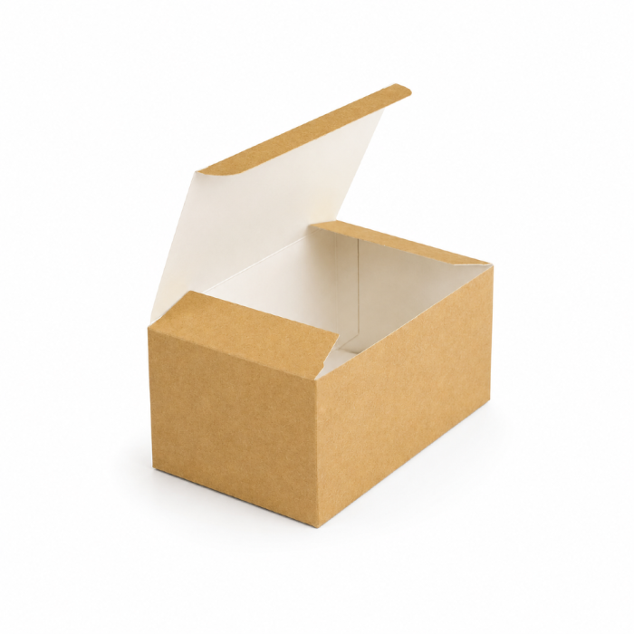 Lunch box ze skrzydełkami 15 cm x 10 cm x 8 cm - 100 sztuk