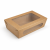 Opakowanie na ciasta, sałatki z okienkiem 20,4 cm x 14,2 cm x 6 cm, 1000 ml - 50 sztuk