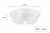 Pojemnik PET, fi 178mm, 3x150ml transparentny - 50 sztuk