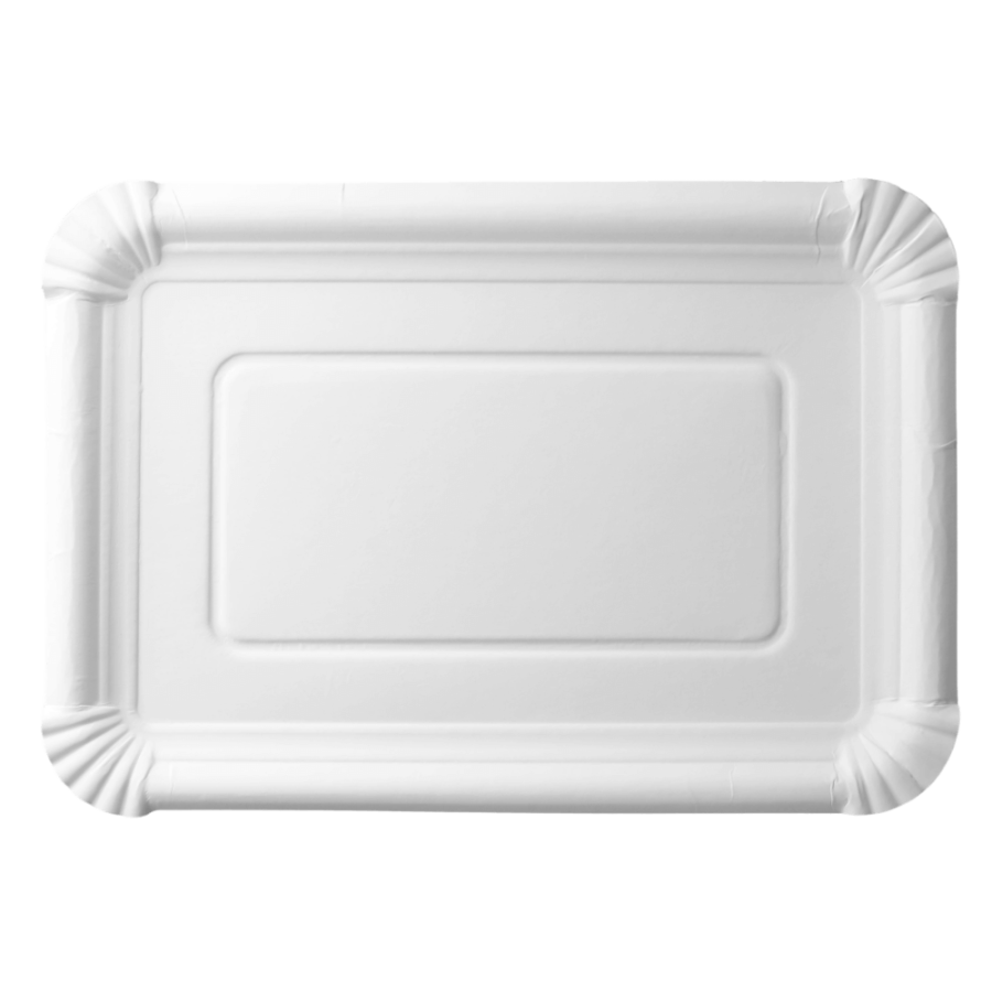 Tacka papierowa prostokątna biała, 11 x 18 cm - 250 szt.