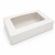 Pudełko papierowe z oknem białe - 23 cm x 15 cm x 5 cm - 50 sztuk