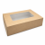 Pudełko papierowe z oknem 19 cm x 13 cm x 5 cm - 50 sztuk
