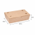 Food Box mały brązowy KRAFT, 20 x 10 x 5 cm - 100 szt.