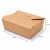 Lunch Box brązowy KRAFT 750 ml, 14 x 10 x 5 cm - 50 szt.