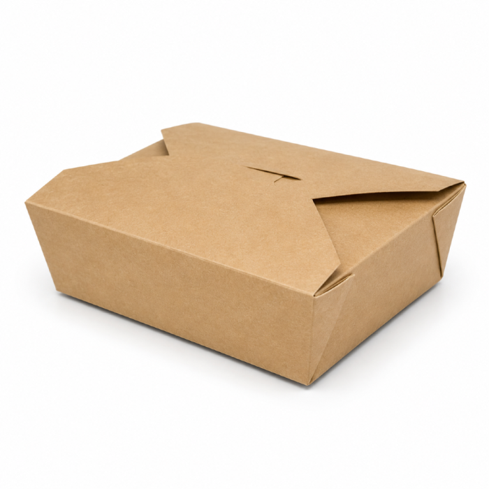 Lunch Box brązowy KRAFT 500 ml, 11 x 9 x 5 cm - 50 szt.
