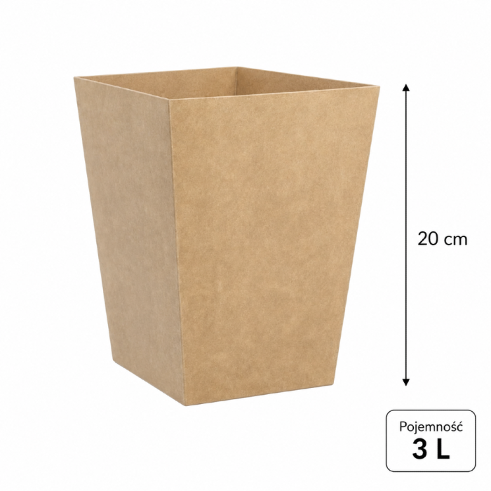 Kubełek papierowy 3L - 50 sztuk