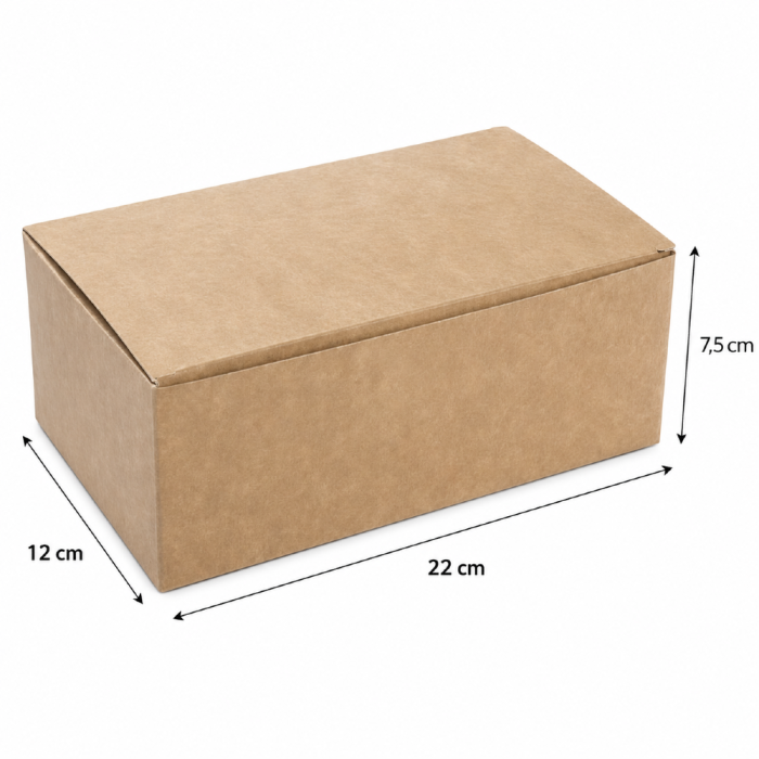 Kartonik duży 22 cm x 12 cm x 7,5 cm 100 sztuk